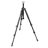 Manfrotto 190XWNB Aluminum Wilderness Tripod with Leg Protectors and Spiked Feet (Black)