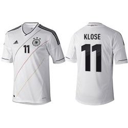 Adidas DFB Deutschland Heim-Trikot Klose Nr.11 Herren EM2012 Farbe: weiß/schwarz, Größe: XXL