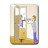 Londons Times Funny Society Cartoons - Metaphysics Lab - Light Switch Covers - single toggle switch