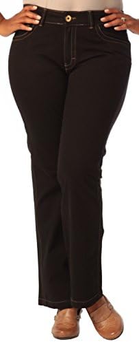 Wide Tuxedo Stitched Flare Jeans in Black Size 16, 32in Inseam