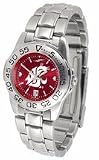 Washington State Cougars Sport AnoChrome Ladies Watch with Steel Band