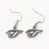 TORONTO BLUE JAYS OFFICIAL SILVER LOGO EARRINGS