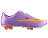 Nike Mercurial Vapor VI FG Mens Soccer Cleats (396125-584) Violet Pop/Total Orange-Dark Obsidian Mens Shoes 396125-584-7.5