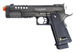 Caspian Arms WE Hi-Capa 5.1K Tac Gas Blow Back Airsoft Pistol - Black