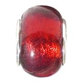 LovingtheBead © 'Infatuation' Murano Glass Slide-on & Slide-Off Bead Charm