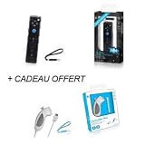 Telecommande Wii avec technologie Motion plus inclus - Noir - OFFRE EXCEPTIONNELLE : Une Nunchuck Playfect offerte pour l'achat de cette manette !