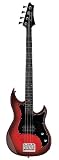 Hagstrom FXB210 Ultralux Bass Guitar (Burgundy Burst)