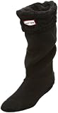 Hunter Chunky Cable Welly Unisex Adult Socks Black Medium