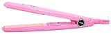Turboion Baby Croc Professional Dual Voltage Mini Travel Flat Iron, Pink, 5/8 Inch