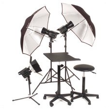 Norman Allure DP320-K4, Three Monolight Studio Portrait Kit