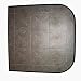 Hearth Pads - Kalvin International HP7-FXA3A56 36 x 36 Wall Hearth Pad - Decorative Aluminum Edge