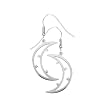Stars and Moon Earrings - 316L Stainless Steel - 1'' Height Stars and Moon Earrings - 316L Stainless Steel - 1'' Height