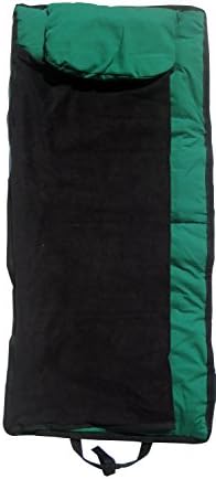 Nap Mat - Stitched-in Fleece Blanket and Pillow 45 In X 19 In (Denim w/ Tractor)