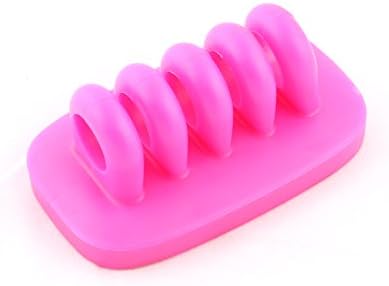 USTEK® Desktop Cable Management, Colorful Cable Clip for for All Kinds of Cables, Pink