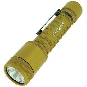 6 Volt OV 1 Flashlight, Push Button, Gloss Gold (LD31003B) Category: Ov-1 Flashlights by Laser Devices