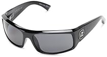 Hot Sale Von Zipper Kickstand Polarized Rectangular Sunglasses,Black Gloss,One Size