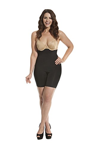 HookedUp Shapewear for Women - Slimming High Waist Mid-Thigh Shaper