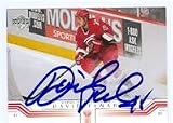 David Tanabe autographed Hockey Card (Carolina Hurricanes)