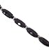 Jewelry : 21.0cttw Black Onyx Diamond 14K White Gold Link Bracelet