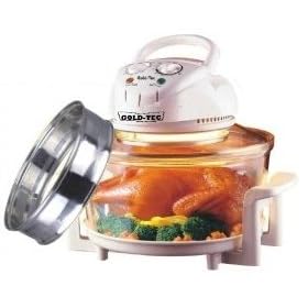 GOLD-TEC HALOGEN OVEN (12-17 LITRES) WITH FREE RING EXTENDER & ACCESSORIES!