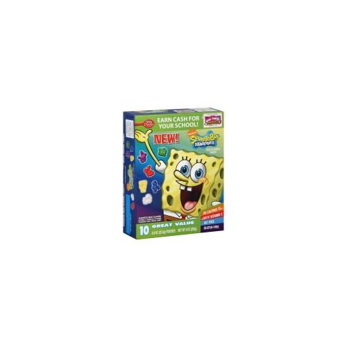 Betty Crocker Fruit Flavored Snacks, Nickelodeon SpongeBob SquarePants