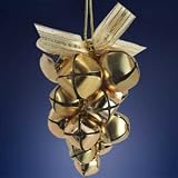 Gold & Bronze Jingle Bell Cluster Christmas Ornament 3.5