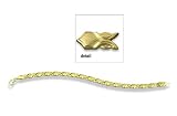 14kt gold fancy link bracelet 71/2
