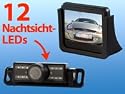 Lescars Kfz-Rückfahr-Videosystem mit Kamera & 2,5" TFT