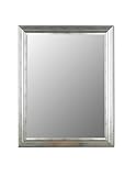 IMAGE OF Cameo Collection Mirror in Stepped Imperial Silver Size: 29