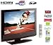 Produkt-Bild: Tragbarer TFT-Fernseher mit eingebautem DVD-Player DVT-1935 19 Zoll (48 cm) 16/10, Standardaufl&ouml;sung DVB-T, DVD/MPEG4-Player-Funktion, HDMI, Memory Stick, MMC, SD card, USB