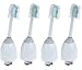 Philips Sonicare Elite Replacement 4 Brush Heads - Fits elite, essence & Xtreme