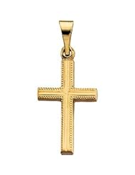 14K Yellow Gold Cross Pendant
