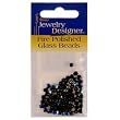 Darice 4mm Fire Polish Glass Beads, Black Darice 4mm Fire Polish Glass Beads, Black