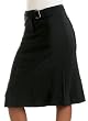 Women's Buckle Tab Waist Stretch Skirt