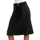 Women's Buckle Tab Waist Stretch Skirt