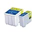 Set Of Epson T050/t052 - Black & Colour (2 Inks) Compatible 