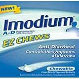 Imodium A-D Anti-Diarrheal EZ Chews Cool Mint Flovored Chewable Tablets - 20 ea