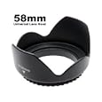 DIGI EW-60C 58mm Hard Lens Hood for Canon EF-S 18-55mm f/3.5-5.6 IS Zoom Lens (with EOS 50D, 7D, Rebel XSi, XS, T1i, T2i Digital SLR Camera)