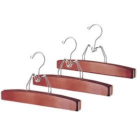 Cherry Wood Slack and Skirt Hangers