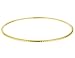 Diamond Cut 2mm Slip On Bangle in 14K Yellow Gold