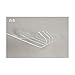 Marrywindix 7 Hooks Metal Over the Door Rack Hanger Hooks Organizer (White)