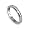 Nickel Free Sterling Silver Clear Cubic Zirconia Channel Set 3mm Eternity Band Polished Finish Ring Size 5