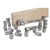 Kobalt 22-Piece Thru-Ratchet Set 3/8 SAE/Metric Thru Ratchet Socket Set