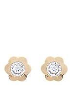 Gold & Diamonds Pendientes Flor Dorado