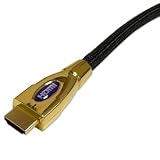 Amphenol Ultra Series High-Speed Certified HDMI Cable (HDMI 1.3 Cat2 & 1.4) - Die-Cast Connectors + Net Jacket (1m / 3.3ft)