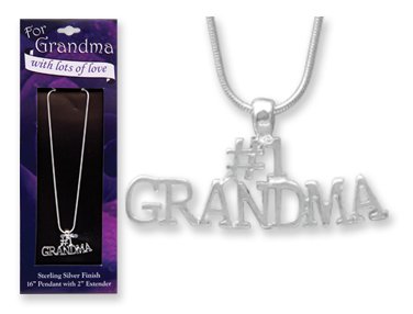 Click here to buy #1 Grandma Silver Necklace.