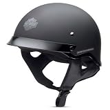 Harley Davidson® Mens Stock II Half Helmet. Removable Visor. Bar & Shield Logo. Matte Black. 98215 12VM 31CkE Do0lL. SL160 Harley Davidson® Mens Stock II Half Helmet. Removable Visor. Bar & Shield Logo. Matte Black. 98215 12VM