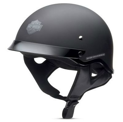 Harley Davidson® Mens Stock II Half Helmet. Removable Visor. Bar & Shield Logo. Matte Black. 98215 12VM 31CkE Do0lL Harley Davidson® Mens Stock II Half Helmet. Removable Visor. Bar & Shield Logo. Matte Black. 98215 12VM