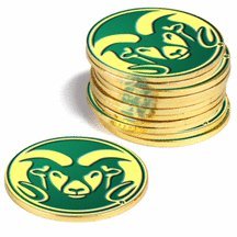 Colorado State Rams Golf Ball Marker Pack)