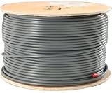 Steren 1000' UL Listed RG-6 Coaxial Cable - Gray - Spool
